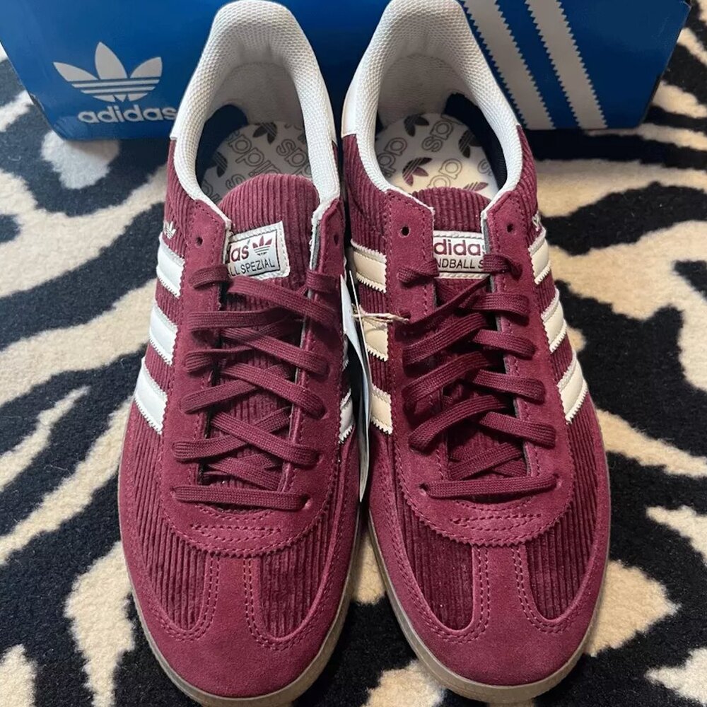 NWT Adidas Handball Spezial W Sneakers Corduroy Shadow Red Size Women’s 7